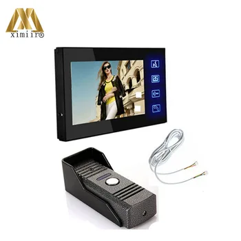 7 Inch Monitor Night Vision IR Camera Video DoorPhone Intercom System Wired Doorbell 806ME11 Access control Video Door Bell
7 Inch Monitor Night Vision IR Camera Video DoorPhone Intercom System Wired Doorbell 806ME11 Access control Video Door Bell