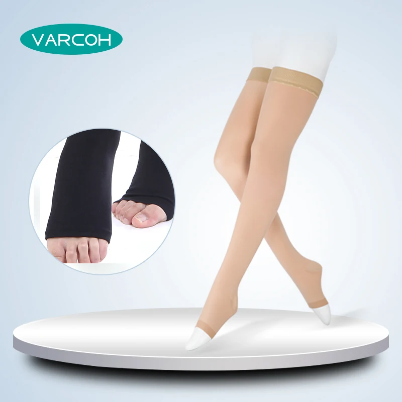 Women Medical Thigh High Compression Stockings With Silicone Band Graduated Firm Support 30-40 mmHg Varicose,Lymphedema Edema
Women Medical Thigh High Compression Stockings With Silicone Band Graduated Firm Support 30-40 mmHg Varicose,Lymphedema Edema