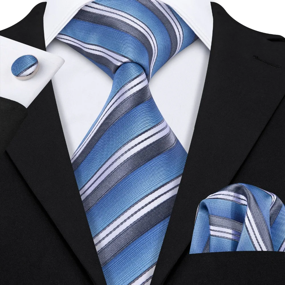 Clasicc Blue Striped Neck Tie For Men Business Party 100% Silk Tie Set Barry.Wang Fashion Design Neckwear Dropshipping LS-5079
Clasicc Blue Striped Neck Tie For Men Business Party 100% Silk Tie Set Barry.Wang Fashion Design Neckwear Dropshipping LS-5079