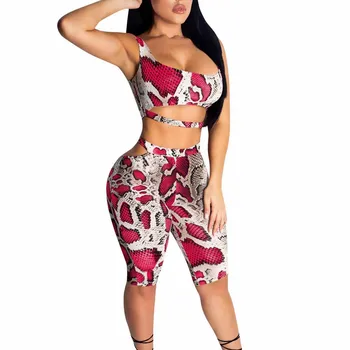 2019 Sexy Hollow Out Women Two Piece Set Snack Print Elastic Waist half Pants Women Suits Backless Top Women Suits 5.23
2019 Sexy Hollow Out Women Two Piece Set Snack Print Elastic Waist half Pants Women Suits Backless Top Women Suits 5.23