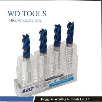 5PC Of 6mm HRC70 MIcro Grain Carbide End mill Cutter CNC Milling Bit with 4 flute
5PC Of 6mm HRC70 MIcro Grain Carbide End mill Cutter CNC Milling Bit with 4 flute