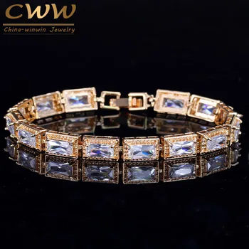 CWWZircons Top Quality Square Cubic Zirconia Stones Sparkling Yellow Gold Color Wrap Bracelets Bangles For Women Party CB036
CWWZircons Top Quality Square Cubic Zirconia Stones Sparkling Yellow Gold Color Wrap Bracelets Bangles For Women Party CB036