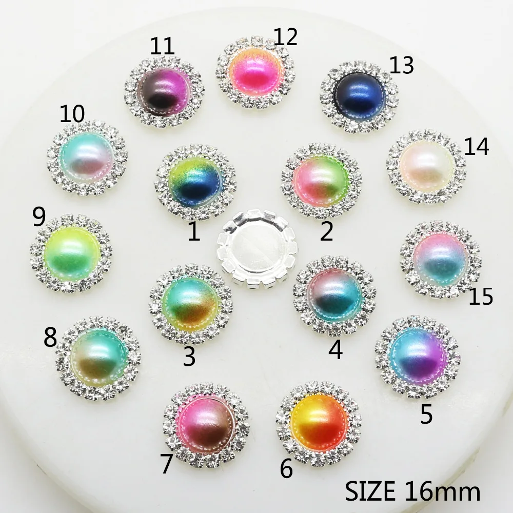 NEW Rainbow Color Buttons 10pcs/lot 16mm Flatback Button Apparel decoration Girls Hair Accessories Wedding party Decoration
NEW Rainbow Color Buttons 10pcs/lot 16mm Flatback Button Apparel decoration Girls Hair Accessories Wedding party Decoration