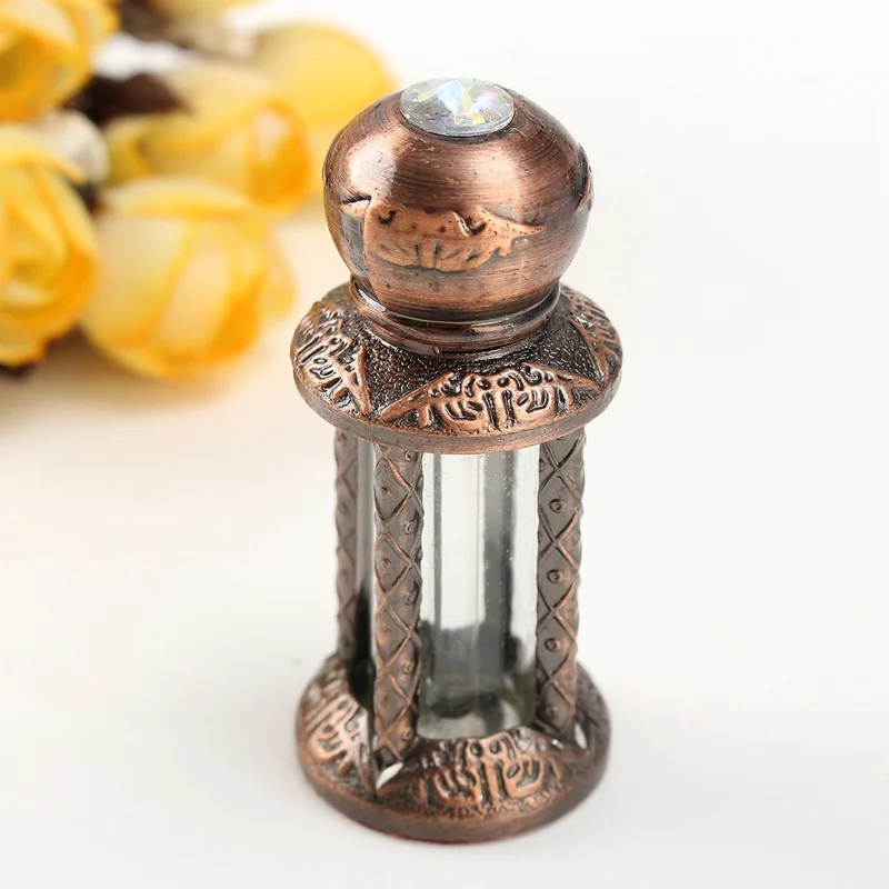 KiWarm Newest Retro Decorative Metal Glass Bottle Bronze Fragrance Essential Oil Perfume Bottle Home Decor Crafts Ornaments
KiWarm Newest Retro Decorative Metal Glass Bottle Bronze Fragrance Essential Oil Perfume Bottle Home Decor Crafts Ornaments