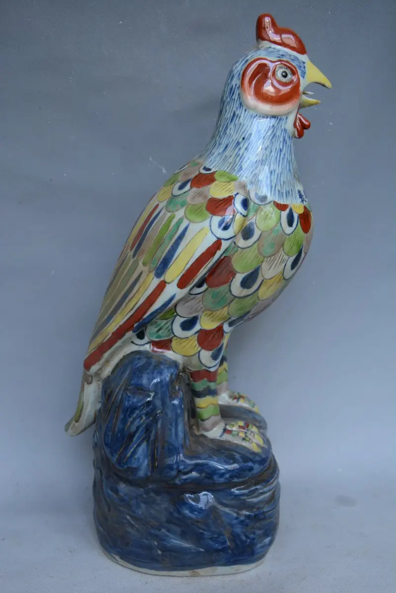 Antique MingDynasty porcelain statue,pastel,rooster,hand-painted crafts,best collection & adornment, Free shipping
Antique MingDynasty porcelain statue,pastel,rooster,hand-painted crafts,best collection & adornment, Free shipping