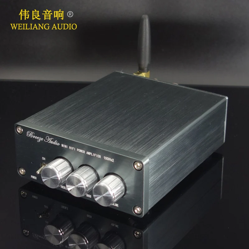 HiFi TPA3116 100W+100W + Bluetooth 4.2 2.0 Stereo Digital Power Amplifier W/ Treble - bass adjust
HiFi TPA3116 100W+100W + Bluetooth 4.2 2.0 Stereo Digital Power Amplifier W/ Treble - bass adjust