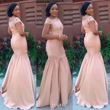 New Plus Size Mermaid Blush African Bridesmaid Dresses 2019 Bateau Short Sleeves Long Arabic Formal Wedding Guest Party Gowns
New Plus Size Mermaid Blush African Bridesmaid Dresses 2019 Bateau Short Sleeves Long Arabic Formal Wedding Guest Party Gowns