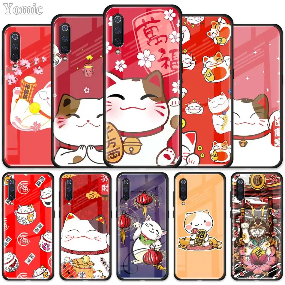 Maneki Neko Lucky Money cat Tempered Glass Case for Xiaomi Redmi Note 7 6 Pro K20 Pro Redmi 7 Mi 9 Cell Mobile Phone Cases Cover
Maneki Neko Lucky Money cat Tempered Glass Case for Xiaomi Redmi Note 7 6 Pro K20 Pro Redmi 7 Mi 9 Cell Mobile Phone Cases Cover