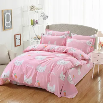Cute rabbits Carrot Bedding Set Bed Linen Set soft plaid Bed Sheet Duvet Cover Fashion Good quality bedclothes Home textiles
Cute rabbits Carrot Bedding Set Bed Linen Set soft plaid Bed Sheet Duvet Cover Fashion Good quality bedclothes Home textiles