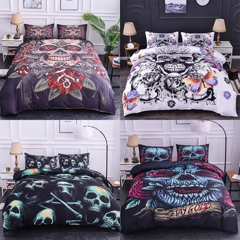 Boniu Luxury House 3D Skull Flower Bedding Sets 2/3pcs Skeleton Quilt Cover Pillow AU/EU/UK/US Double King Size Comforter
Boniu Luxury House 3D Skull Flower Bedding Sets 2/3pcs Skeleton Quilt Cover Pillow AU/EU/UK/US Double King Size Comforter