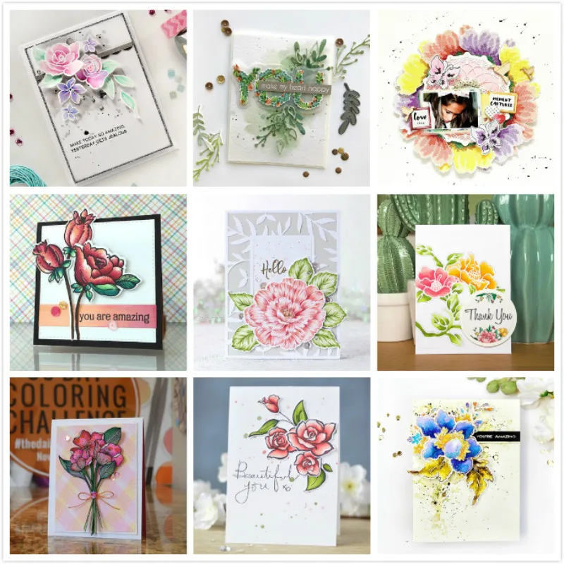 Flowers Stamps and Dies Metal Cutting Dies Stencil for DIY Scrapbooking Decorative Craft Paper Cards Making New 2019 Diecut
Flowers Stamps and Dies Metal Cutting Dies Stencil for DIY Scrapbooking Decorative Craft Paper Cards Making New 2019 Diecut