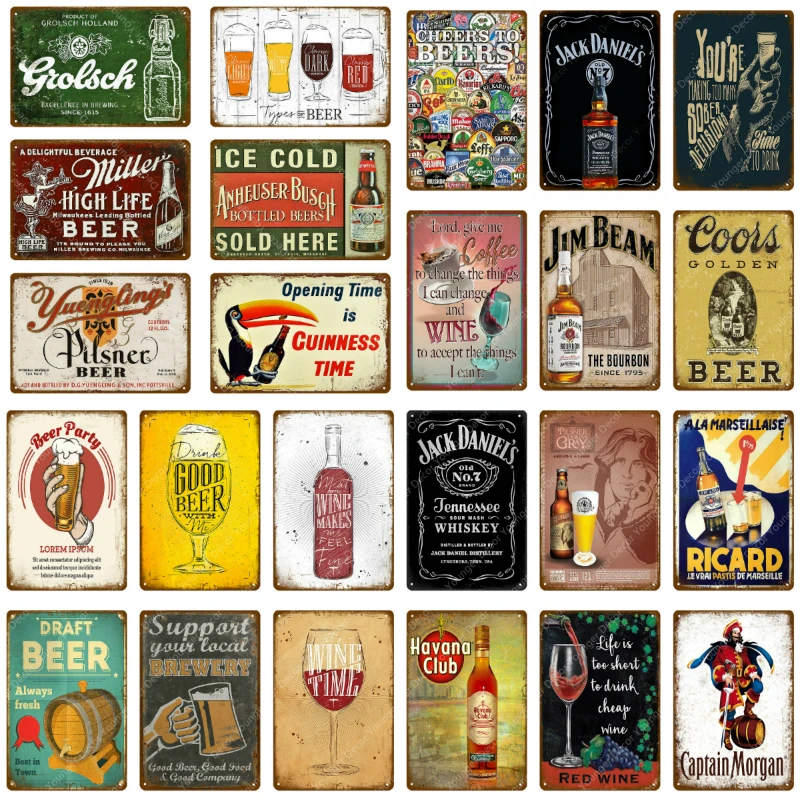 Cheers To Beer Metal Signs Ice Cold Red Wine Whiskey Poster Wall Art Painting Plate For Pub Bar Club Home Decor Vintage Plaque
Cheers To Beer Metal Signs Ice Cold Red Wine Whiskey Poster Wall Art Painting Plate For Pub Bar Club Home Decor Vintage Plaque