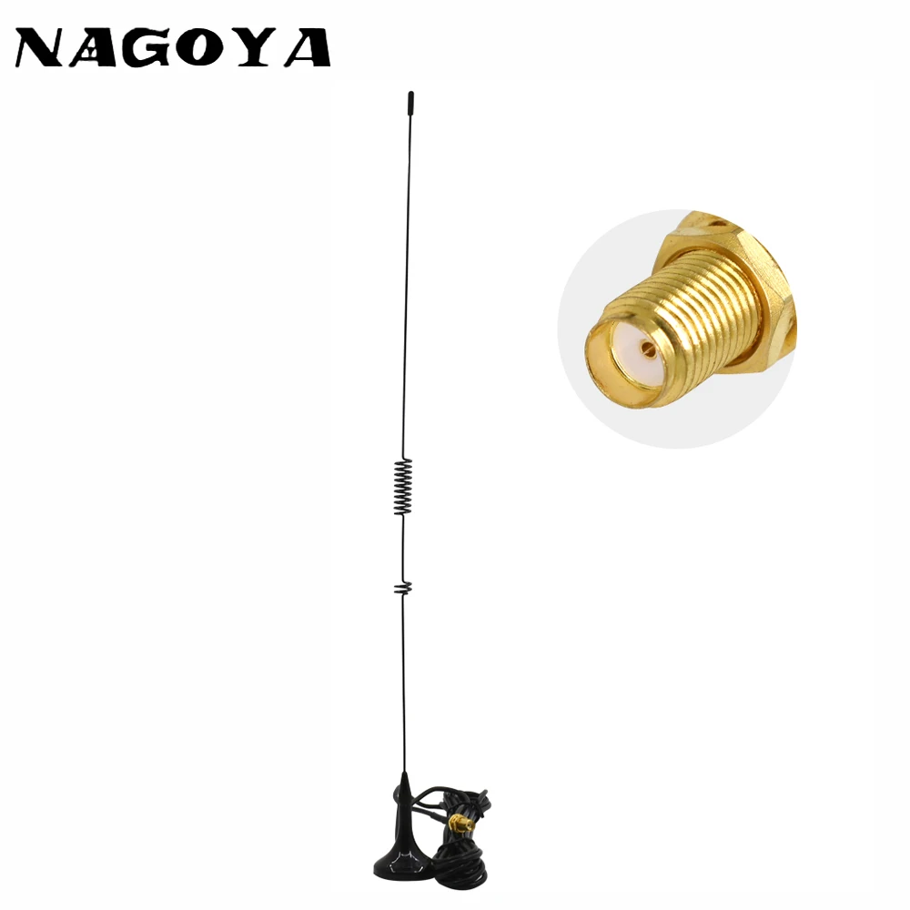NAGOYA UT-106UV SMA-F Female Dual Band Two Way Radio Walkie Talkie Antenna Car Magnet For BaoFeng UV-5R BF-888S 3M RG-174 Cable
NAGOYA UT-106UV SMA-F Female Dual Band Two Way Radio Walkie Talkie Antenna Car Magnet For BaoFeng UV-5R BF-888S 3M RG-174 Cable