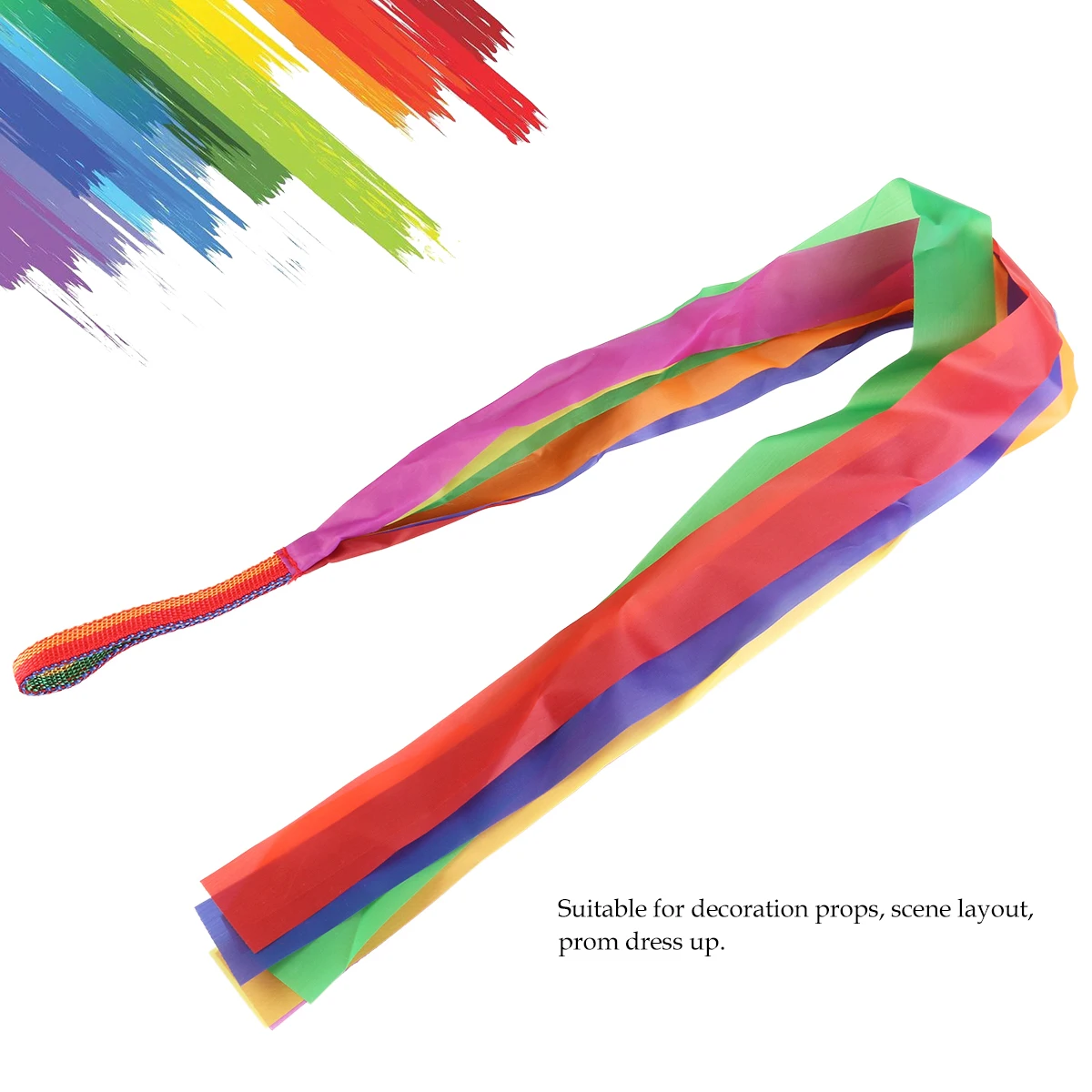 BESTORARD 12pcs Rainbow Colored Ribbon Splice Colorful Gym Streamer Baton Twirling Rod Rhythmic Art Gymnastic Dance Ribbon
BESTORARD 12pcs Rainbow Colored Ribbon Splice Colorful Gym Streamer Baton Twirling Rod Rhythmic Art Gymnastic Dance Ribbon