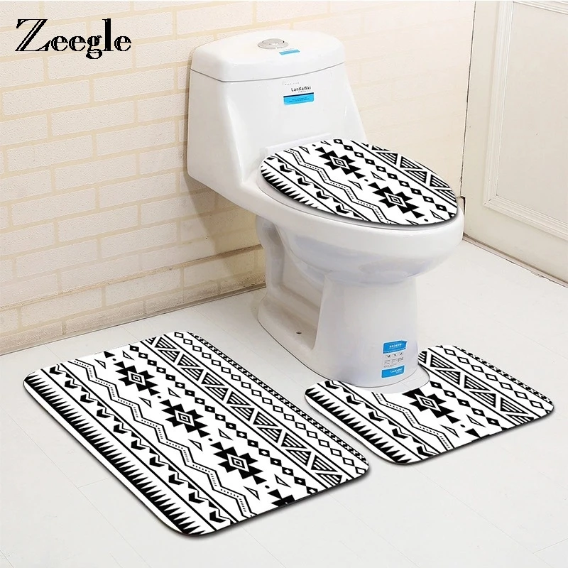 Zeegle Bathroom Carpet 3pcs Anti-Slip Home Bathroom Floor Mats Decoration Absorbent Bath Mats Toilet Rugs Toilet Accessories
Zeegle Bathroom Carpet 3pcs Anti-Slip Home Bathroom Floor Mats Decoration Absorbent Bath Mats Toilet Rugs Toilet Accessories
