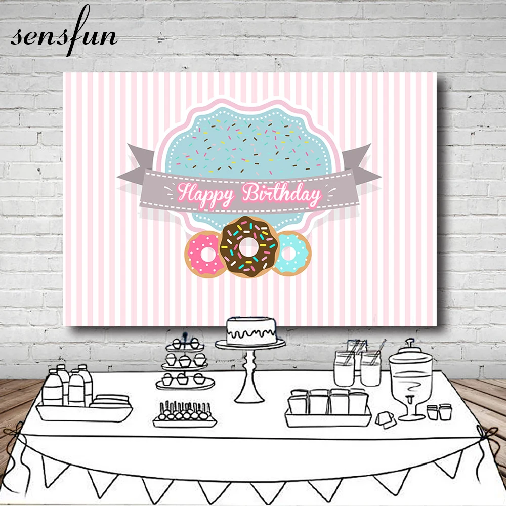 Sensfun Baby Shower Birthday Party Donut Backdrop Pink And White Striped Backgrounds For Photo Studio 7x5FT Vinyl
Sensfun Baby Shower Birthday Party Donut Backdrop Pink And White Striped Backgrounds For Photo Studio 7x5FT Vinyl