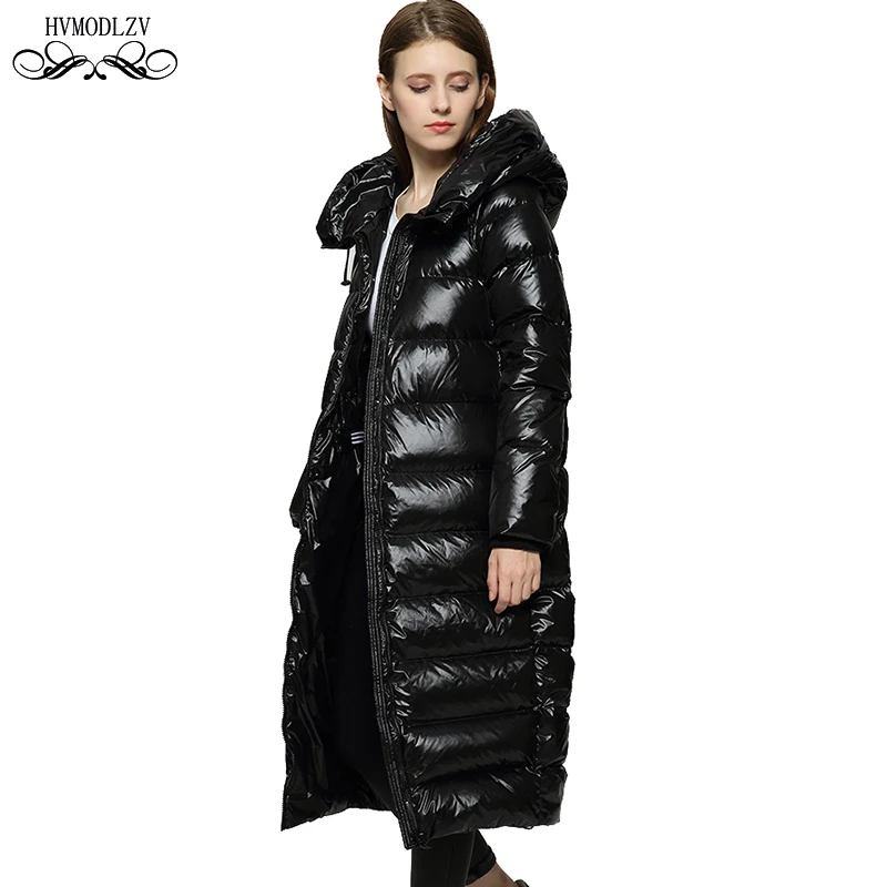 Winter Long Down Jacket Women 2019 New Black Glossy Loose Warm White Duck Feather Light And Thin Fashion Basic Coat Female HJ174
Winter Long Down Jacket Women 2019 New Black Glossy Loose Warm White Duck Feather Light And Thin Fashion Basic Coat Female HJ174