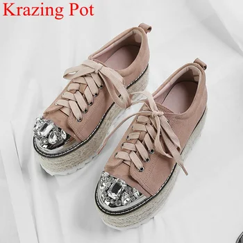 hot sale brand platform luxury genuine leather high heels lace up women pumps crystal rhinestone thick bottom casual shoes L10
hot sale brand platform luxury genuine leather high heels lace up women pumps crystal rhinestone thick bottom casual shoes L10