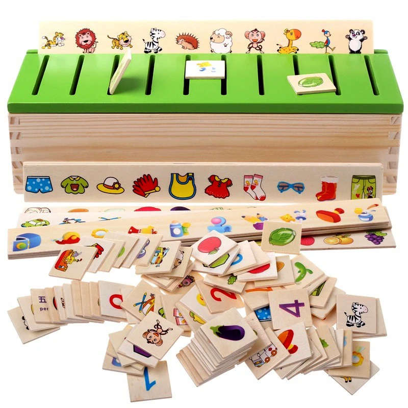 Early Education Puzzle Learning Shape Knowledge Classification Box Toy Enlightenment Matching Intelligence Children Wooden Toys
Early Education Puzzle Learning Shape Knowledge Classification Box Toy Enlightenment Matching Intelligence Children Wooden Toys