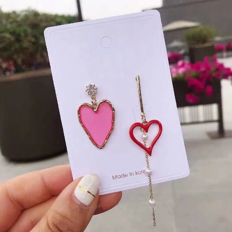MENGJIQIAO Korean New Asymmetric Heart Tassel Long Drop Earrings For Women Elegant Pearl Temperament Oorbellen Jewelry Gifts
MENGJIQIAO Korean New Asymmetric Heart Tassel Long Drop Earrings For Women Elegant Pearl Temperament Oorbellen Jewelry Gifts