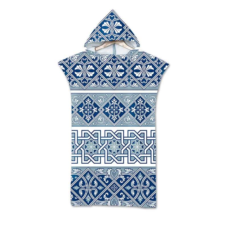 Geometric Microfiber Wetsuit Changing Robe Towel Poncho Quick Dry Hooded Towels for Swimming Beach Surf Pool Beachwear Cloak
Geometric Microfiber Wetsuit Changing Robe Towel Poncho Quick Dry Hooded Towels for Swimming Beach Surf Pool Beachwear Cloak