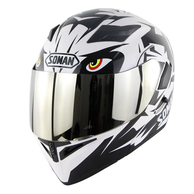 Double Lens Flip up motorcycle helmets Street Motorbike Casco safety DOT approval SOMAN SM955-SKYEYE
Double Lens Flip up motorcycle helmets Street Motorbike Casco safety DOT approval SOMAN SM955-SKYEYE