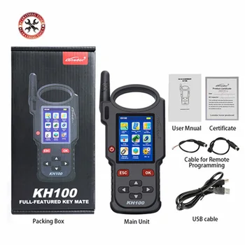 100% Original Lonsdor KH100 Remote Maker Key Programmer Update OnlineGenerate Chip/Simulate Chip/Identify Copy/Remote Frequency
100% Original Lonsdor KH100 Remote Maker Key Programmer Update OnlineGenerate Chip/Simulate Chip/Identify Copy/Remote Frequency
