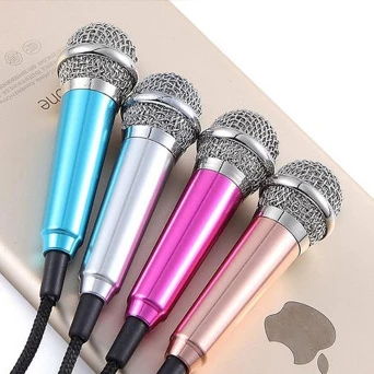Aluminium alloy Mini 3.5mm Handheld Karaoke KTV Cellphone Microphone Wired Mini Small Recorder Microphone for Cellphone Computer
Aluminium alloy Mini 3.5mm Handheld Karaoke KTV Cellphone Microphone Wired Mini Small Recorder Microphone for Cellphone Computer