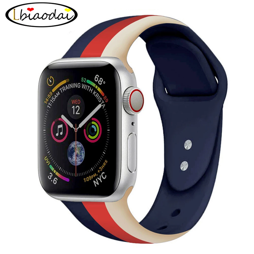 Lbiaodai Strap For Apple Watch 4 3 iwath band 38mm 42mm 40mm 44mm apple watch band Nato Correa Silicone bracelet AW Adapter
Lbiaodai Strap For Apple Watch 4 3 iwath band 38mm 42mm 40mm 44mm apple watch band Nato Correa Silicone bracelet AW Adapter