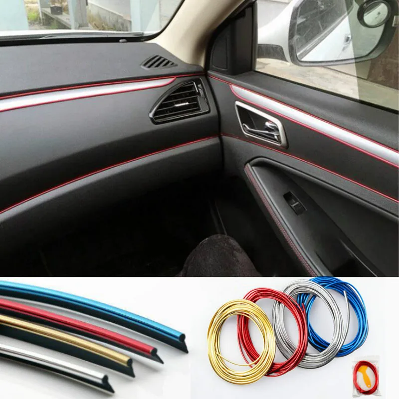5M Car Styling Stickers and Decals Interior Mouldings Decoration 3D Thread Stickers Decoration Strips For Cars Auto Accessories
5M Car Styling Stickers and Decals Interior Mouldings Decoration 3D Thread Stickers Decoration Strips For Cars Auto Accessories