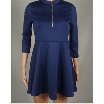 2017 new autumn Fashion Women hot casual three quarter Sleeve slim mini dress Casual zip up sexy A-line pleated mini dress
2017 new autumn Fashion Women hot casual three quarter Sleeve slim mini dress Casual zip up sexy A-line pleated mini dress