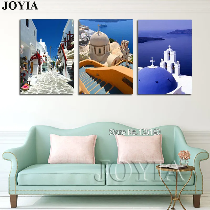 3 Piece Large Wall Hang Pictures Greece Santorini Island Scenery Modern Landscape Paintings For Your New House Room Not Framed
3 Piece Large Wall Hang Pictures Greece Santorini Island Scenery Modern Landscape Paintings For Your New House Room Not Framed