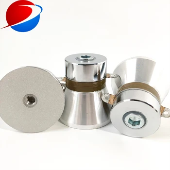 28K / 40K / 122K Multi Frequency Ultrasonic Transducer , Piezo Ceramic Transducer For Industrial Cleaning 35W
28K / 40K / 122K Multi Frequency Ultrasonic Transducer , Piezo Ceramic Transducer For Industrial Cleaning 35W
