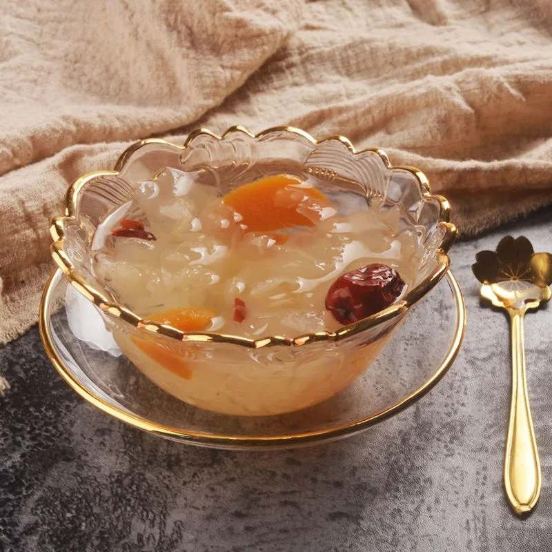 Bird's nest bowl dessert bowl European style palace high grade crystal Phnom Penh glass bowl home cute cover with trump
Bird's nest bowl dessert bowl European style palace high grade crystal Phnom Penh glass bowl home cute cover with trump