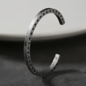 Men Retro Vintage Titanium steel Star Cuff Open bangles jewelry viking bracelet Free Size Hombre Pulsera Classic Unisex Jewelry
Men Retro Vintage Titanium steel Star Cuff Open bangles jewelry viking bracelet Free Size Hombre Pulsera Classic Unisex Jewelry