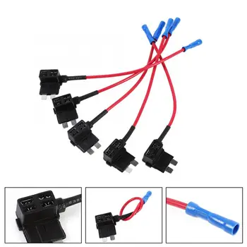 5Pcs Add Circuit Medium Tap Piggy Back Standard Blade Fuse Boxe Holder for standard ATO ATC blade fuse 60V 15A Car Repair Tools
5Pcs Add Circuit Medium Tap Piggy Back Standard Blade Fuse Boxe Holder for standard ATO ATC blade fuse 60V 15A Car Repair Tools
