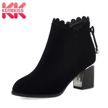 KemeKiss 2020 New Arrival Women Fashion Ankle Boots Winter Autumn Bowknot Round Toe Shoes Woman Daily Office Boots Size 32-45
KemeKiss 2020 New Arrival Women Fashion Ankle Boots Winter Autumn Bowknot Round Toe Shoes Woman Daily Office Boots Size 32-45