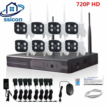 SSICON 8CH Home Plug and Play Wireless Video Surveillance System HD 720P Outdoor WIFI Network Security IP Camera CCTV System
SSICON 8CH Home Plug and Play Wireless Video Surveillance System HD 720P Outdoor WIFI Network Security IP Camera CCTV System