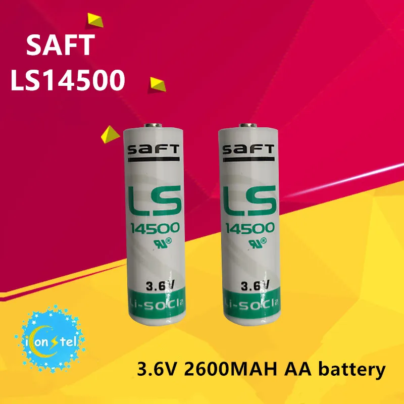 iconstel 10pcs SAFT LS14500 battery 3.6V 2600MAH AA Batteries Original Water meter Watt-hour meter PLC lithium LiSO2 battery
iconstel 10pcs SAFT LS14500 battery 3.6V 2600MAH AA Batteries Original Water meter Watt-hour meter PLC lithium LiSO2 battery