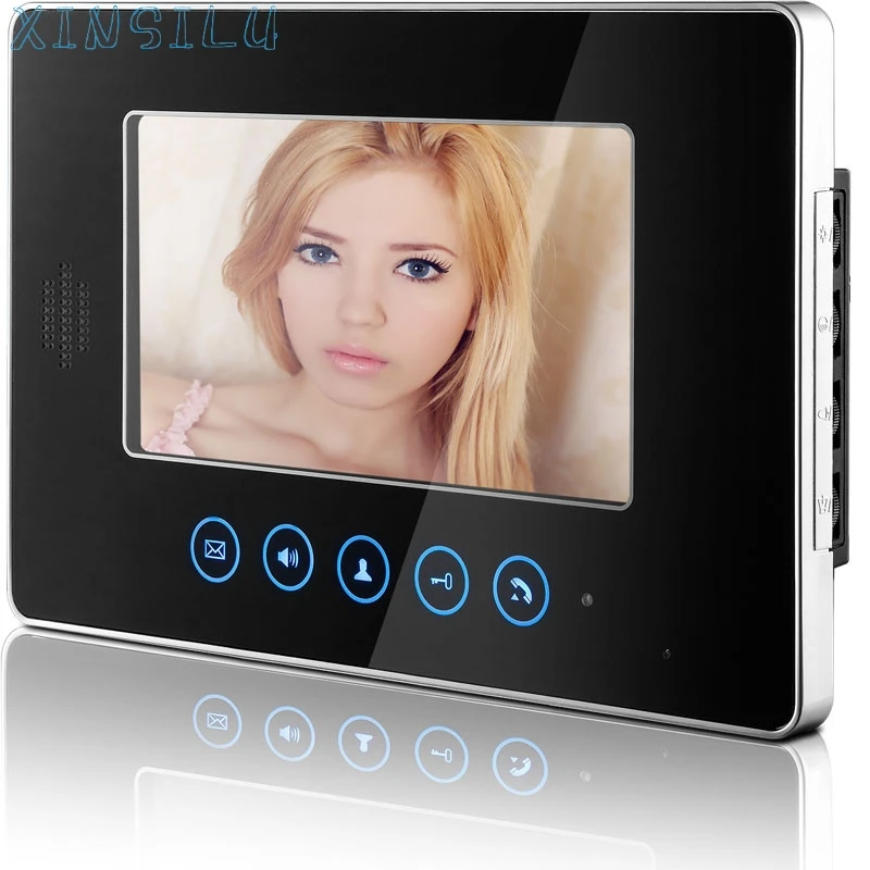 High Quality TFT 7 Inch Touch Key Color LCD Video Door Phone Doorbell Intercom System Visual Intercom drop shipping Mar9
High Quality TFT 7 Inch Touch Key Color LCD Video Door Phone Doorbell Intercom System Visual Intercom drop shipping Mar9