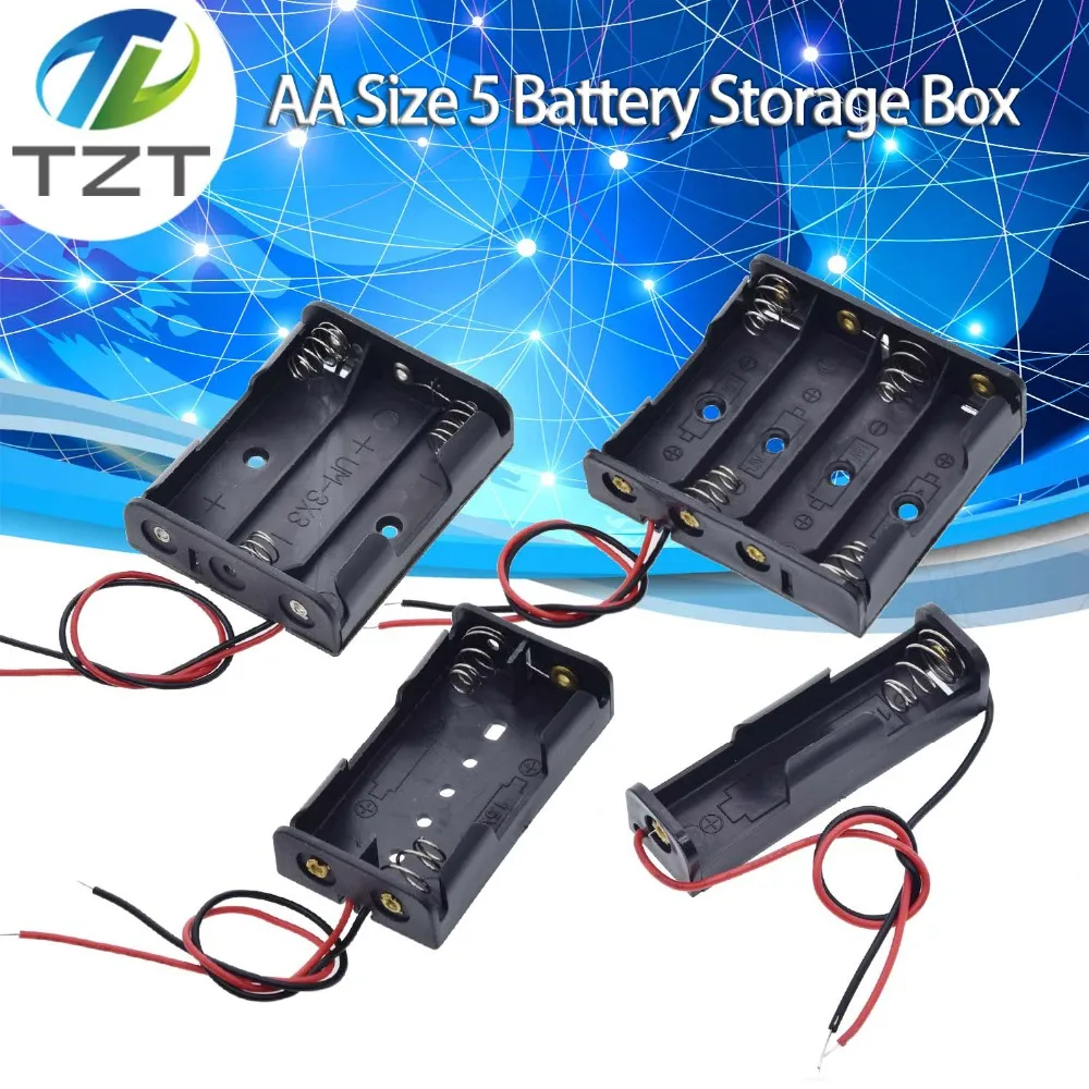 TZT AAA Size 5 Battery Storage Box Case Holder Leads With 1 2 3 4 Slots Container Bag DIY Standard Batteries Charging
TZT AAA Size 5 Battery Storage Box Case Holder Leads With 1 2 3 4 Slots Container Bag DIY Standard Batteries Charging