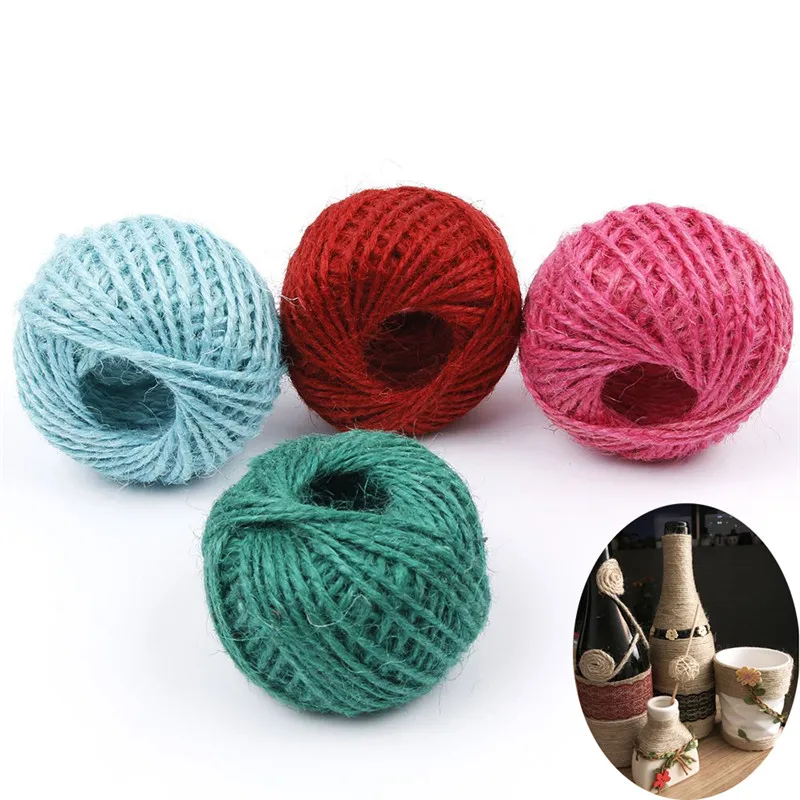 30m/Roll Colorful Jute Hemp Rope 2mm Natural Sisal DIY Craft Home Wedding Decor Twine String Cords Christmas Free Shipping
30m/Roll Colorful Jute Hemp Rope 2mm Natural Sisal DIY Craft Home Wedding Decor Twine String Cords Christmas Free Shipping