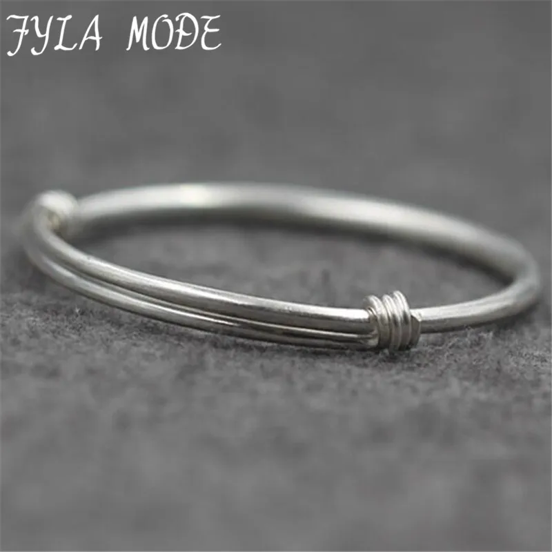 Hot Sale Metals Antique Thai Real Silver DIY Bangle For Beads Or Charms Adjustable Expandable Wire Bracelets Bangles PKY304
Hot Sale Metals Antique Thai Real Silver DIY Bangle For Beads Or Charms Adjustable Expandable Wire Bracelets Bangles PKY304