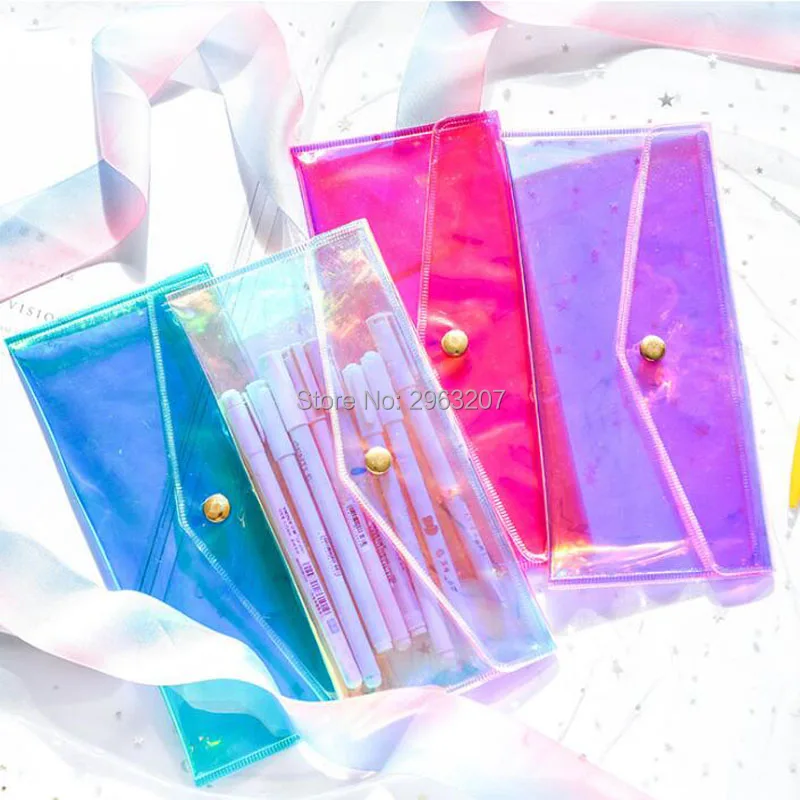50pcs Laser Dazzle Color Transparent Glitter Pencil Case Fashion Pvc Women Cosmetic Makeup Storage Bag
50pcs Laser Dazzle Color Transparent Glitter Pencil Case Fashion Pvc Women Cosmetic Makeup Storage Bag