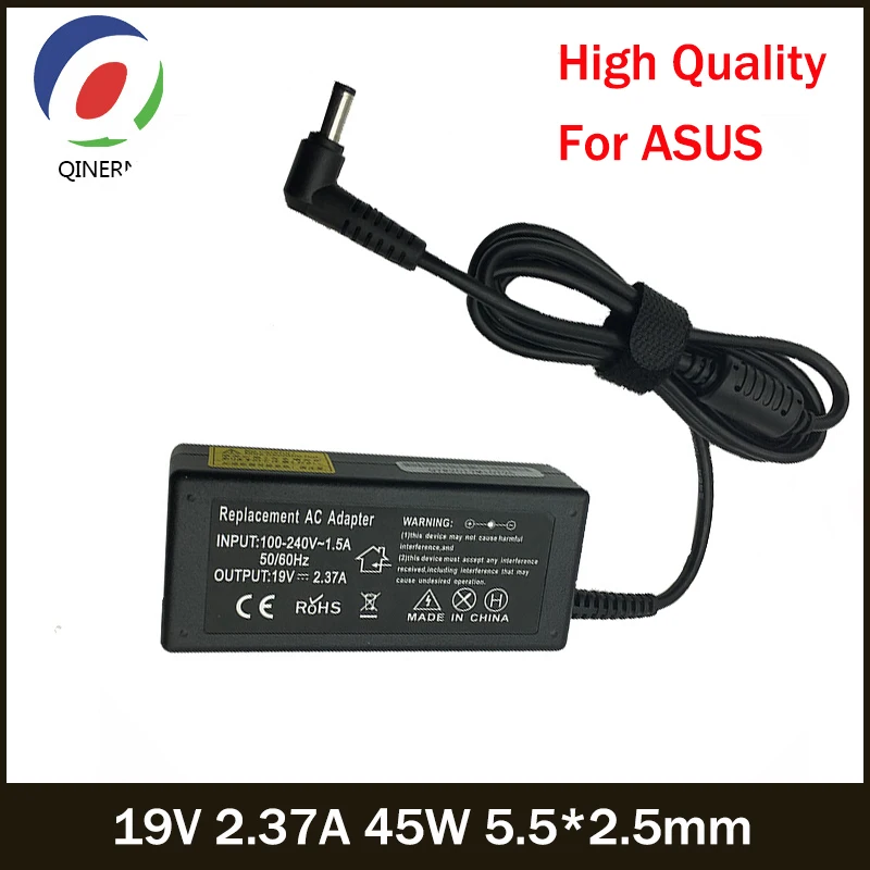 QINERN 19V 2.37A 45W 5.5*2.5mm AC Laptop Charger Power Adapter For ASUS For Toshiba C50D-B-120 C50-A-1CK Z835 Portable Adapter
QINERN 19V 2.37A 45W 5.5*2.5mm AC Laptop Charger Power Adapter For ASUS For Toshiba C50D-B-120 C50-A-1CK Z835 Portable Adapter