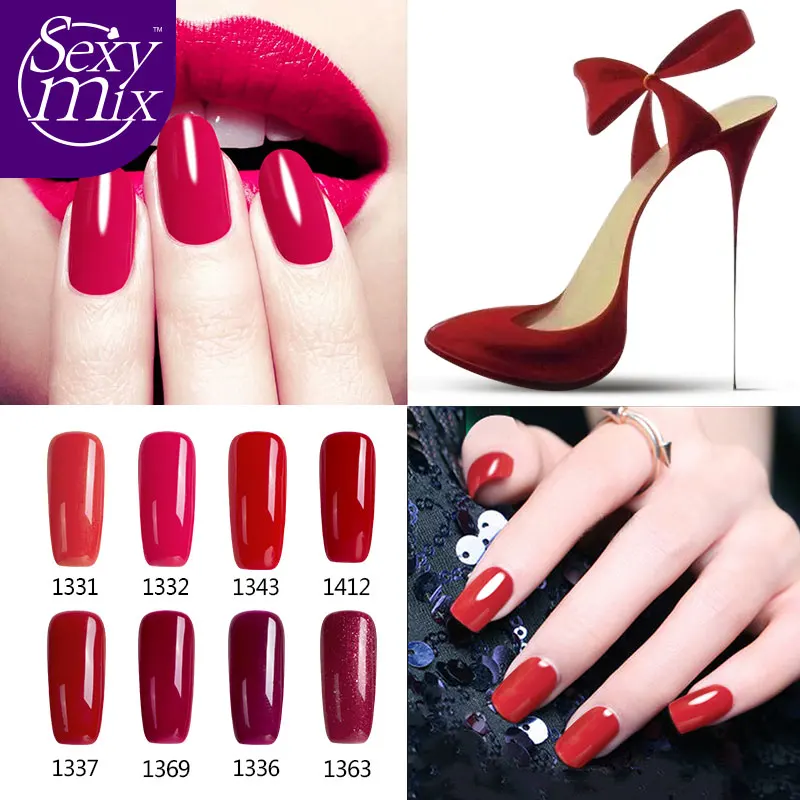 Sexymix 8Pcs/Lot Nail Gel Polish Set Red Color Series UV Gel Nail Varnish Soak Off Semi Permanent Led Hybrid Varnish Kits
Sexymix 8Pcs/Lot Nail Gel Polish Set Red Color Series UV Gel Nail Varnish Soak Off Semi Permanent Led Hybrid Varnish Kits
