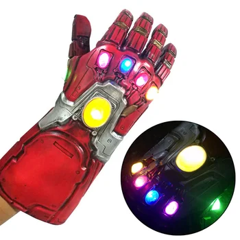 Halloween Party Supplies Endgame Superhero Iron Man Thanos Infinity Stone LED Gloves Latex Hand Gauntlet Cosplay Props
Halloween Party Supplies Endgame Superhero Iron Man Thanos Infinity Stone LED Gloves Latex Hand Gauntlet Cosplay Props