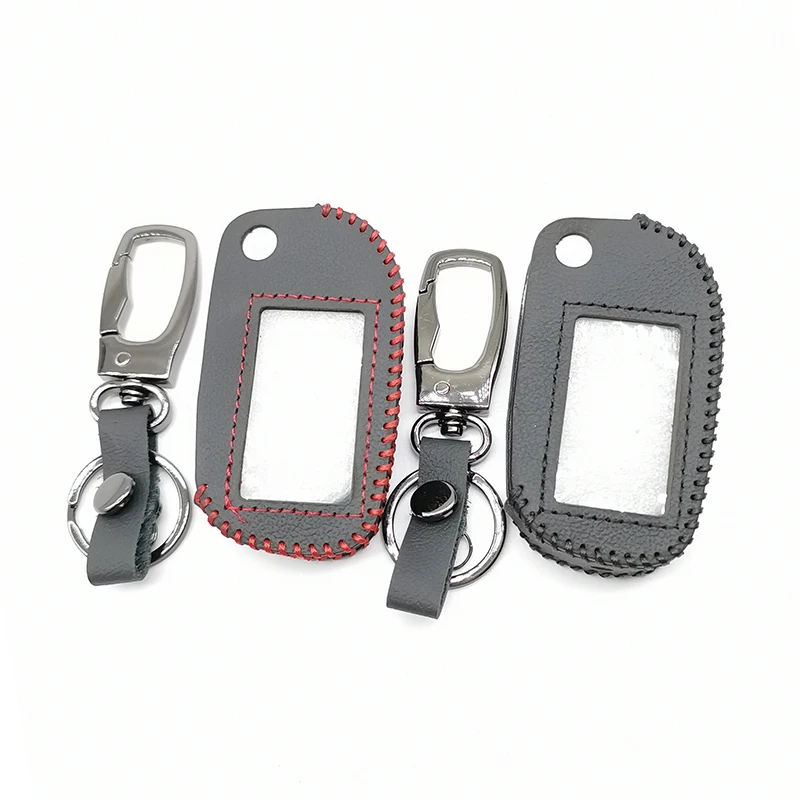 A91 100% Leather Key Case Cover for Starline Russian Car Alarm A91 A61 B9 B91 A91 Folding Car Flip Fob Two Way Car Alarm System
A91 100% Leather Key Case Cover for Starline Russian Car Alarm A91 A61 B9 B91 A91 Folding Car Flip Fob Two Way Car Alarm System