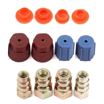 Set of 4 A/C R-12 to R-134a Low/High Side Retrofit Conversion Adapter Fitting Caps Kit Air Conditioning AC System DAG-ship
Set of 4 A/C R-12 to R-134a Low/High Side Retrofit Conversion Adapter Fitting Caps Kit Air Conditioning AC System DAG-ship