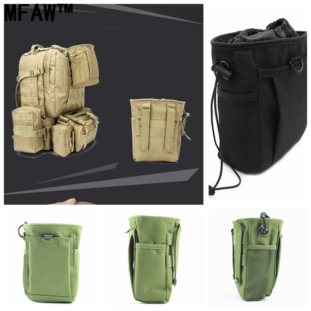Outdoor Molle Ammo Pouch Pack Tactical Gun Magazine Dump Drop Reloader Pouch Bag Utility Hunting Rifle Magazine Pouch
Outdoor Molle Ammo Pouch Pack Tactical Gun Magazine Dump Drop Reloader Pouch Bag Utility Hunting Rifle Magazine Pouch